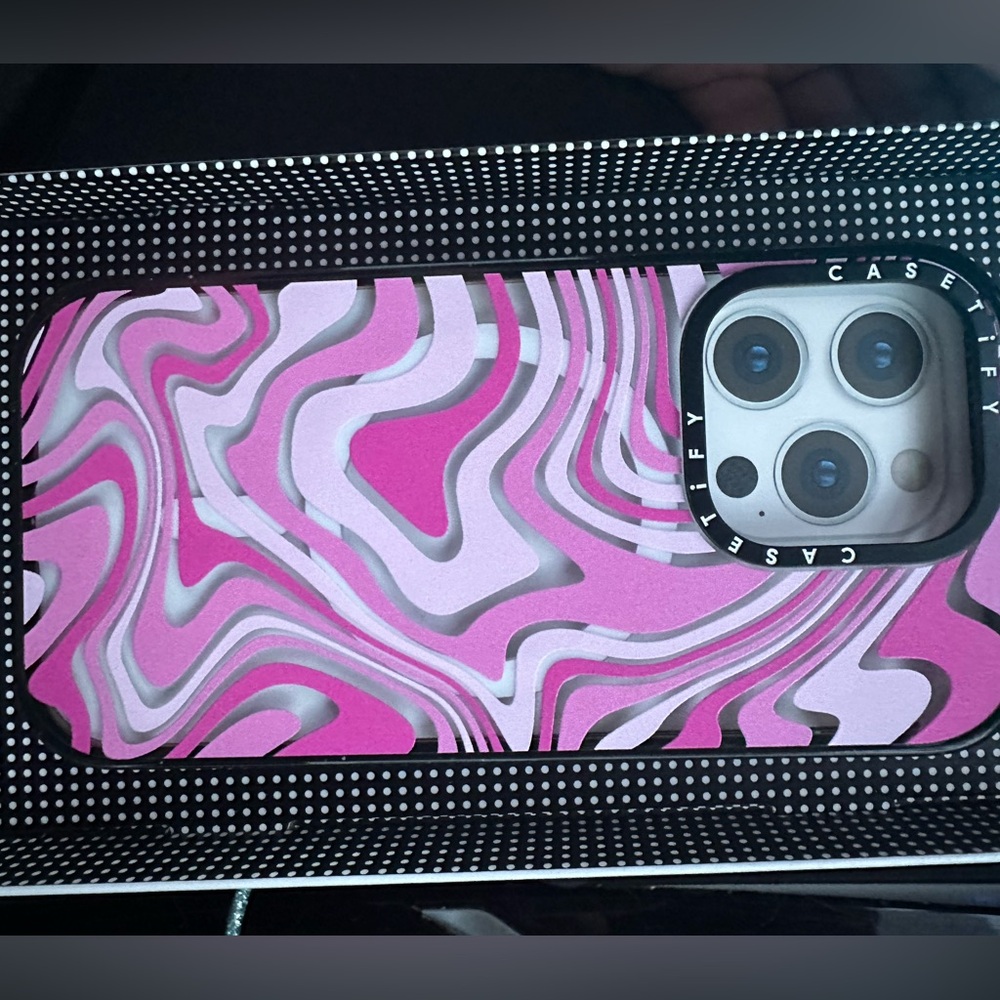 6.1 pro Casetify Pink Swirl Phone Case